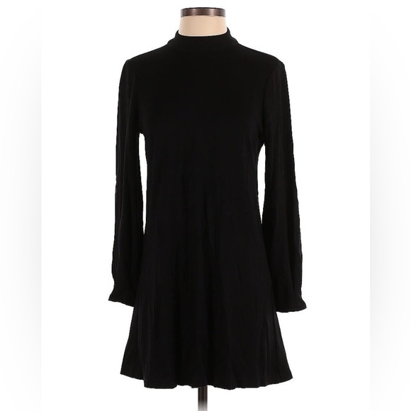 Halogen Black mock neck long sleeve dress size xxl - Picture 1 of 7